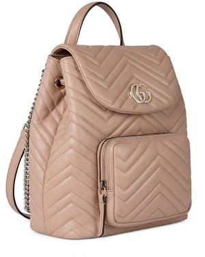 Gucci Gg Marmont Small Backpack - Pink