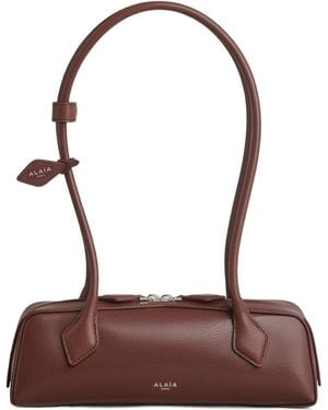 Alaïa Slim-Fit Shoulder Bag - Brown