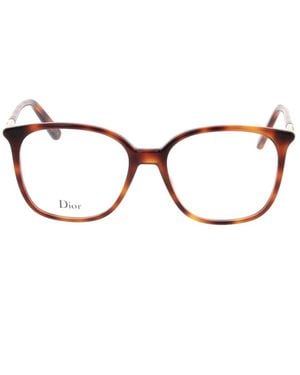 Dior Eyewear Square Frame Glasses - Multicolour
