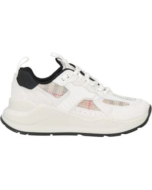 Burberry Platform Sneakers - White
