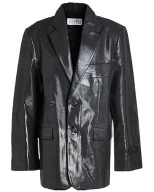 Maison Margiela Double-Breasted Blazer - Black