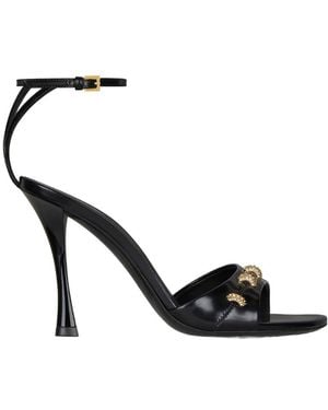Givenchy Embellished Stitch Sandals - Black