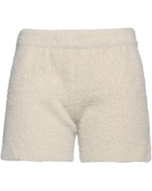 Jacquemus Knitted Shorts - Natural