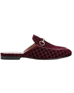 Gucci Princetown Slippers - Brown