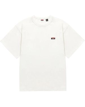 NANGA Box Logo Embroidered T-Shirt - White