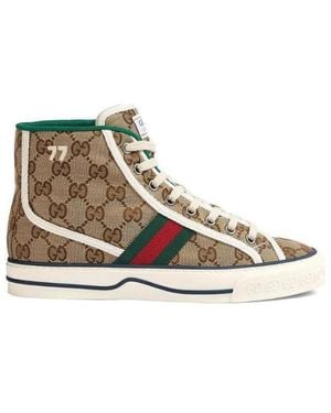 Gucci Tennis 1977 High-Top Sneakers - Natural