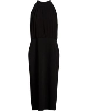 Max Mara Sleeveless Solid-Color Dress - Black
