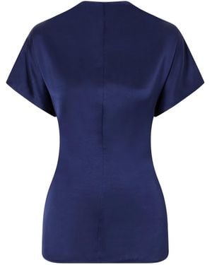 TOVE Beatrix Dupioni Shirt - Blue