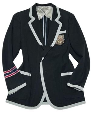 Gucci Long-Sleeved Casual Jacket - Blue