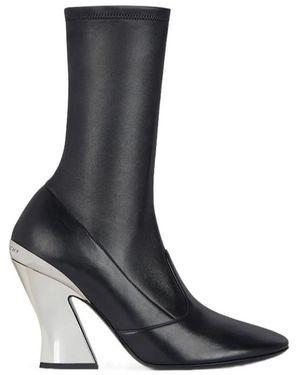 Givenchy Sculpted Ankle Boots - Black