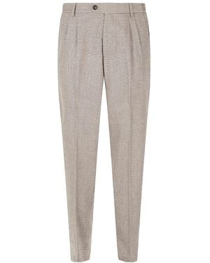 Eleventy Casual Pants With Belt Loops - Gray