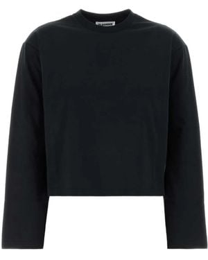 Jil Sander Long Sleeved T-Shirt - Black