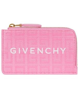 Givenchy G Cut Cardholder - Pink