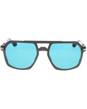 Chrome Hearts Full Frame Sunglasses - Blue