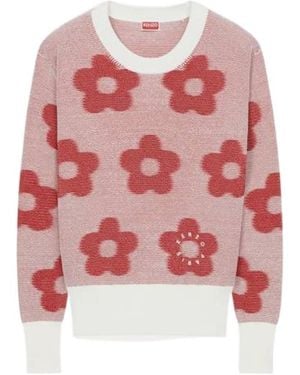 KENZO Flower Spot Jumper - Red