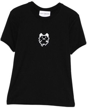 Coperni Graphic-Print T-Shirt - Black