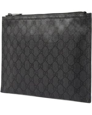 Gucci Medium Gg Pouch - Black