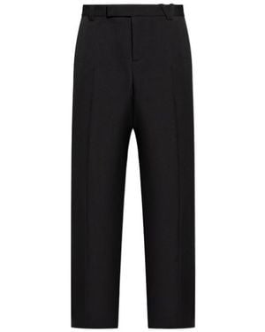Versace Pleat-Detailed Tailored Trousers - Black