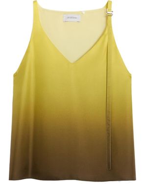 Sportmax Ombré Lingerie Top - Yellow