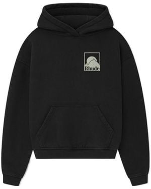 Rhude Moonlight Badge Hoodie - Black