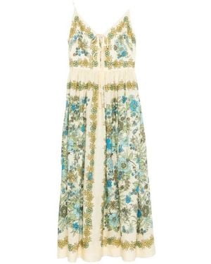 ALÉMAIS V-Neck Dress - White
