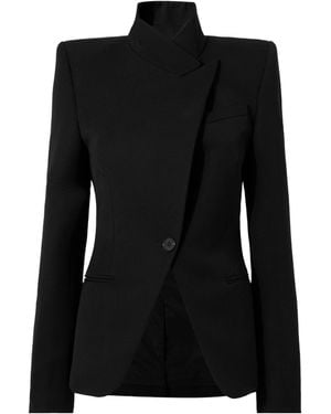 McQueen Twisted Spliced Jacket - Black