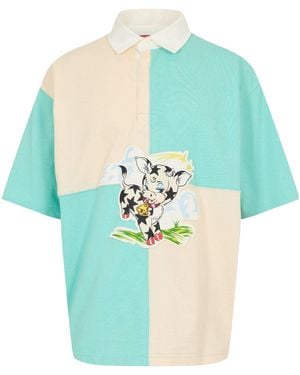 KENZO Short-Sleeve Polo Shirt - Blue