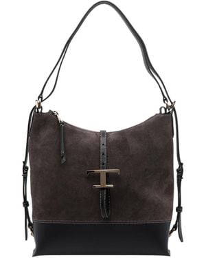 Tod's T Timeless Small Shoulder Bag - Black