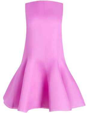 KHAITE The Mags Sleeveless Mini Dress - Pink