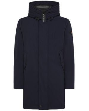 Peuterey Three-Layer Sturdy Fabric Parka - Blue