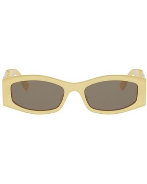 Fendi Geometric Sunglasses - Natural