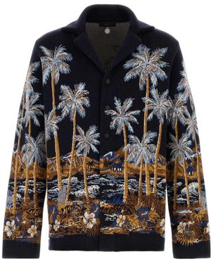 Alanui Long-Sleeved Jumper - Blue