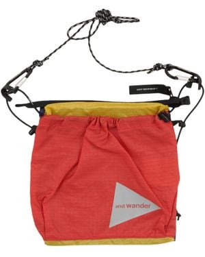 and wander Nylon Shoulder Bag - Red