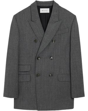 Ami Paris Ami Double Breasted Blazer - Black