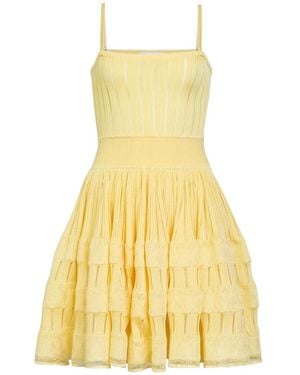 Alaïa Knitted Dress - Yellow