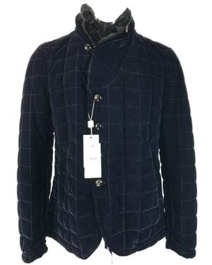Armani Collezioni Emblem Cotton Suit - Blue