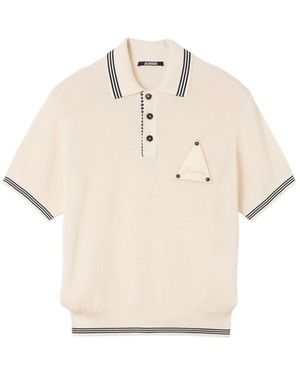 Jacquemus Short-Sleeved Polo Shirt - Natural