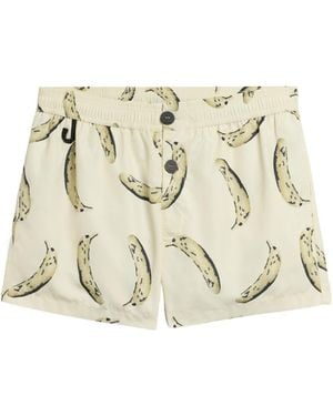 Jacquemus The Puntini Elastic-Waist Swimsuit - Natural