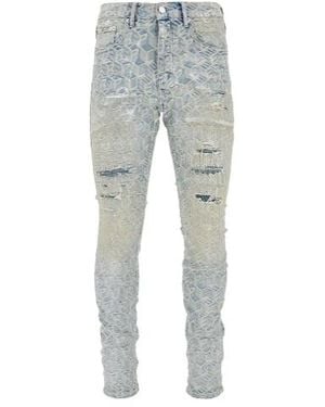 Purple Brand Distressed Jeans - Grey