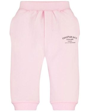 Dior Logo Sweatpants - Pink
