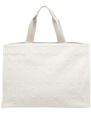 Liu Jo Medium Knit Tote Bag - Natural