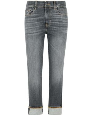 7 For All Mankind 'Relaxed Skinny' Cotton Jeans - Grey