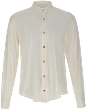 Eleventy Long Sleeve Shirt - White