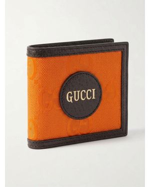 Gucci Off The Grid Gg Supreme Billfold Wallet - Orange