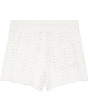 Celine Mini Shorts - White