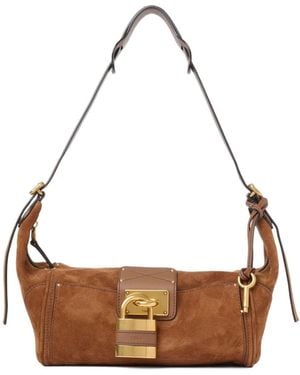 Chloé Paddington Leather Shoulder Bag - Brown