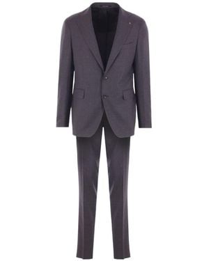 Tagliatore Single-Breasted Tailored Suit - Blue