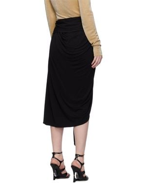 Lanvin Mélodie Wrap Skirt - Black