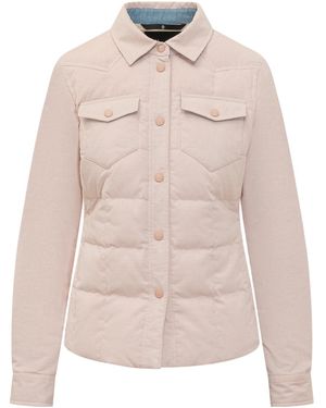 Moncler Grenoble Corduroy Quilted Jacket - Natural