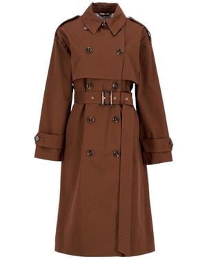 Barbour Aoife Showerproof Trench Coat - Natural